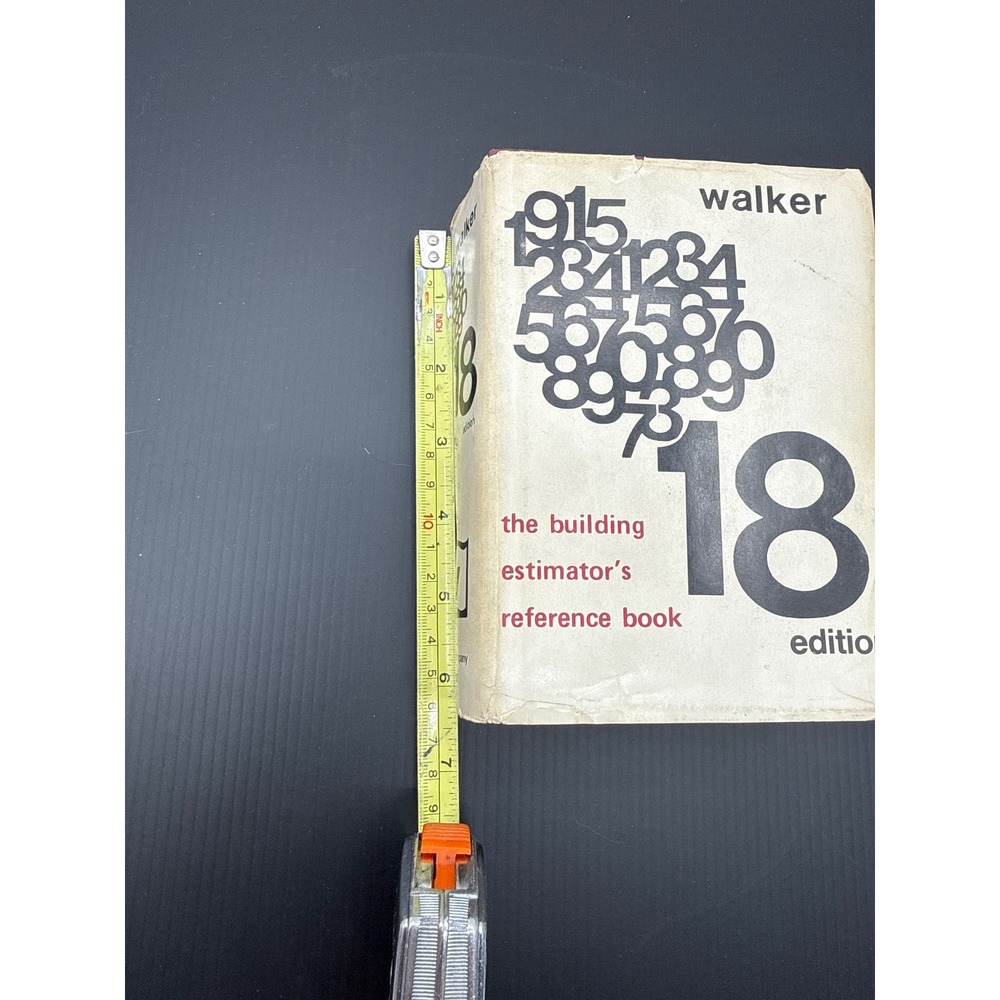 Walker Building Estimators Reference Book 18th Edition 1973 Construction Guide - Picture 3 of 9